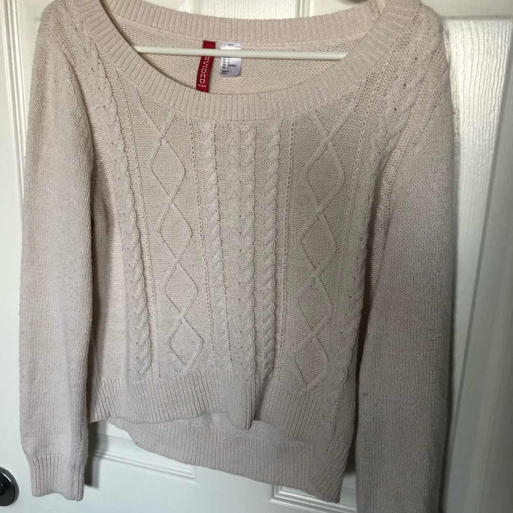 Cream sweater